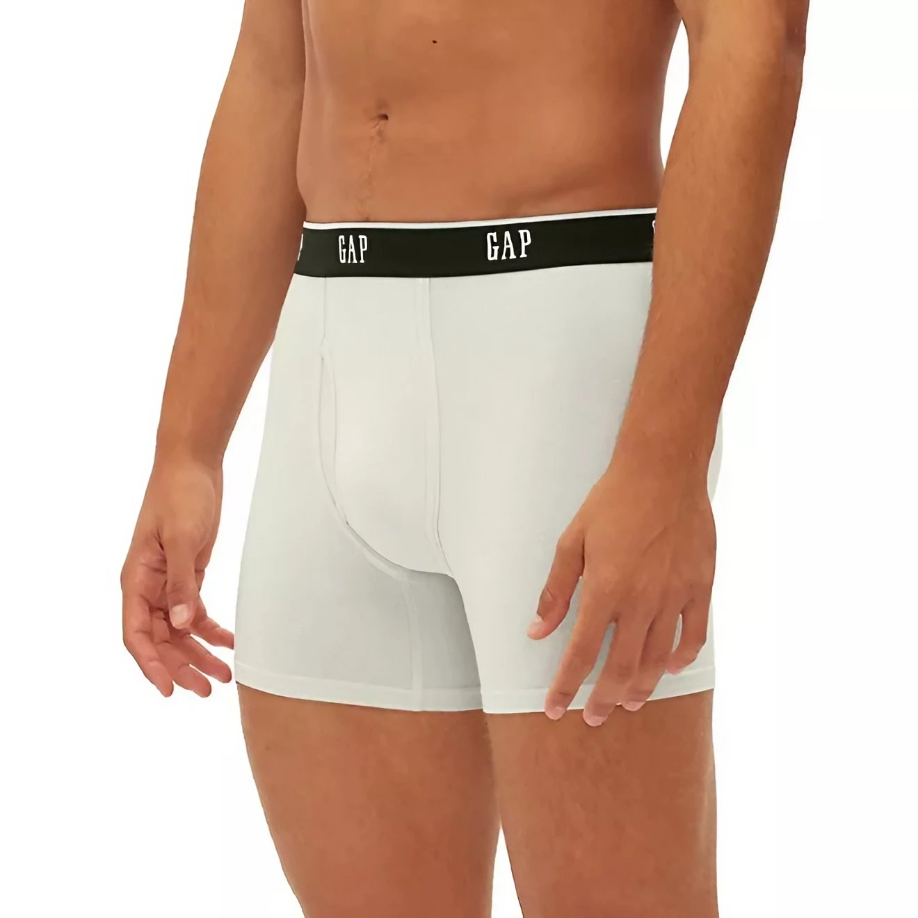 Foto 4 pulgar | Boxer Gap 4-pack Ultra Suave Negros para Caballero