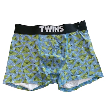 Foto 1 | Boxer Para Caballero-azul/verde Twins