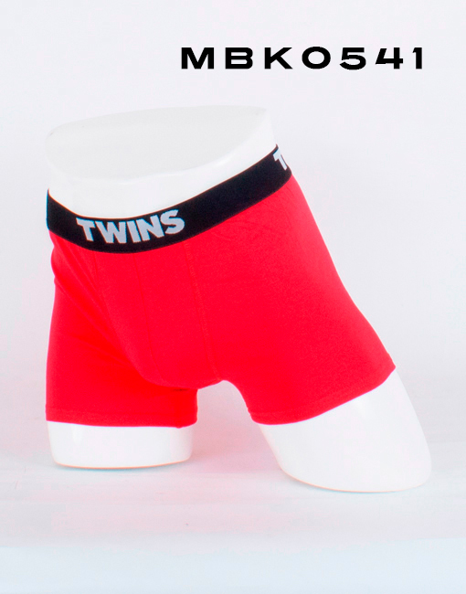 Foto 4 pulgar | Boxer Biker-rojo Liso Twins