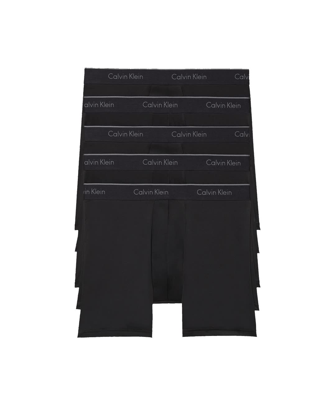 Bóxer Calvin Klein Micro Stretch Negros para Hombre 5 Piezas- Venta Internacional