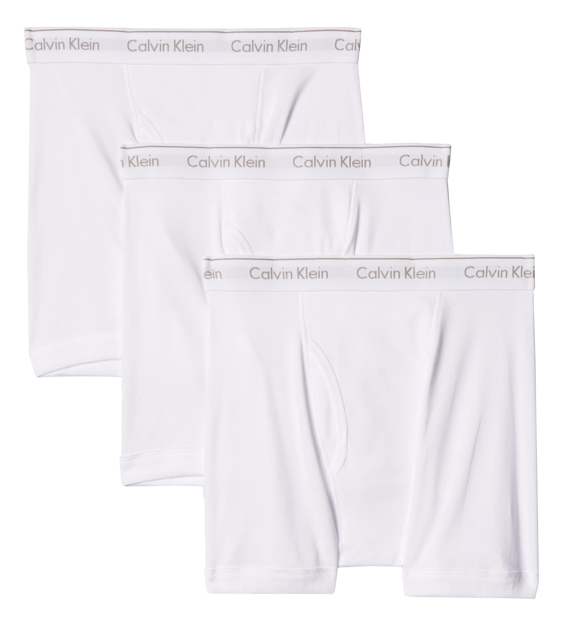 Foto 2 pulgar | Bóxer Calvin Klein Cotton Classics Blancos 3 piezas para Hombre - Venta Internacional