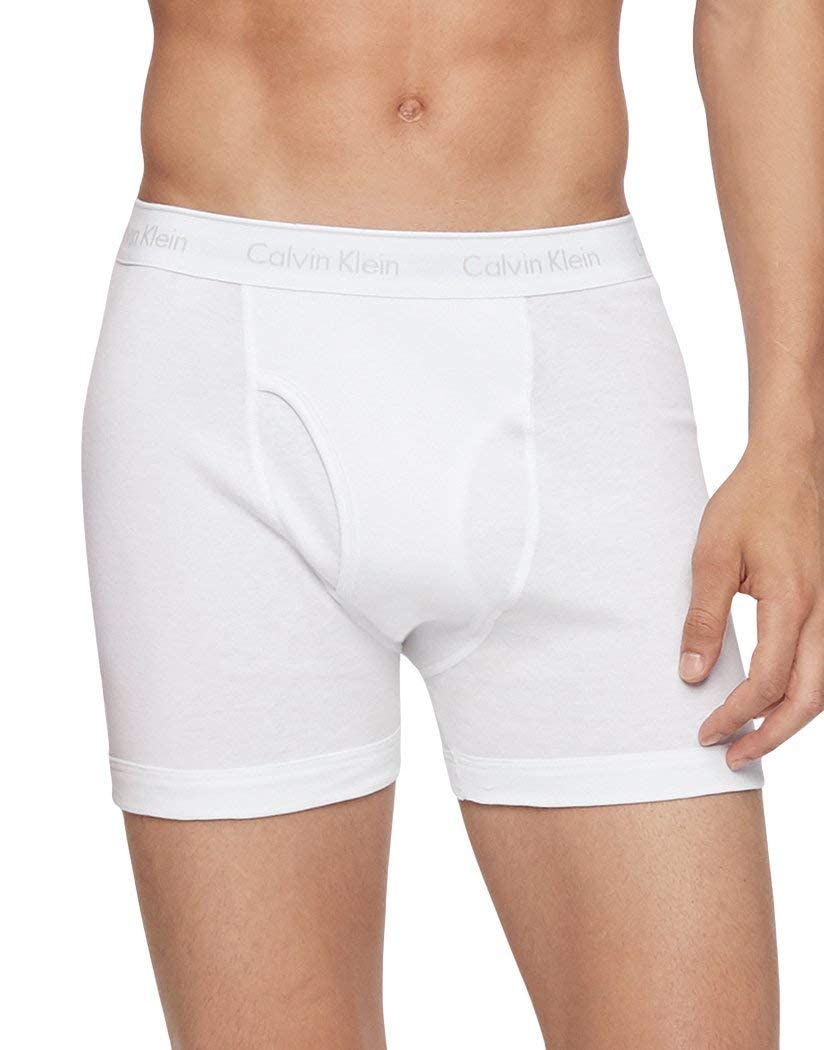 Foto 3 pulgar | Bóxer Calvin Klein Cotton Classics Blancos 3 piezas para Hombre - Venta Internacional