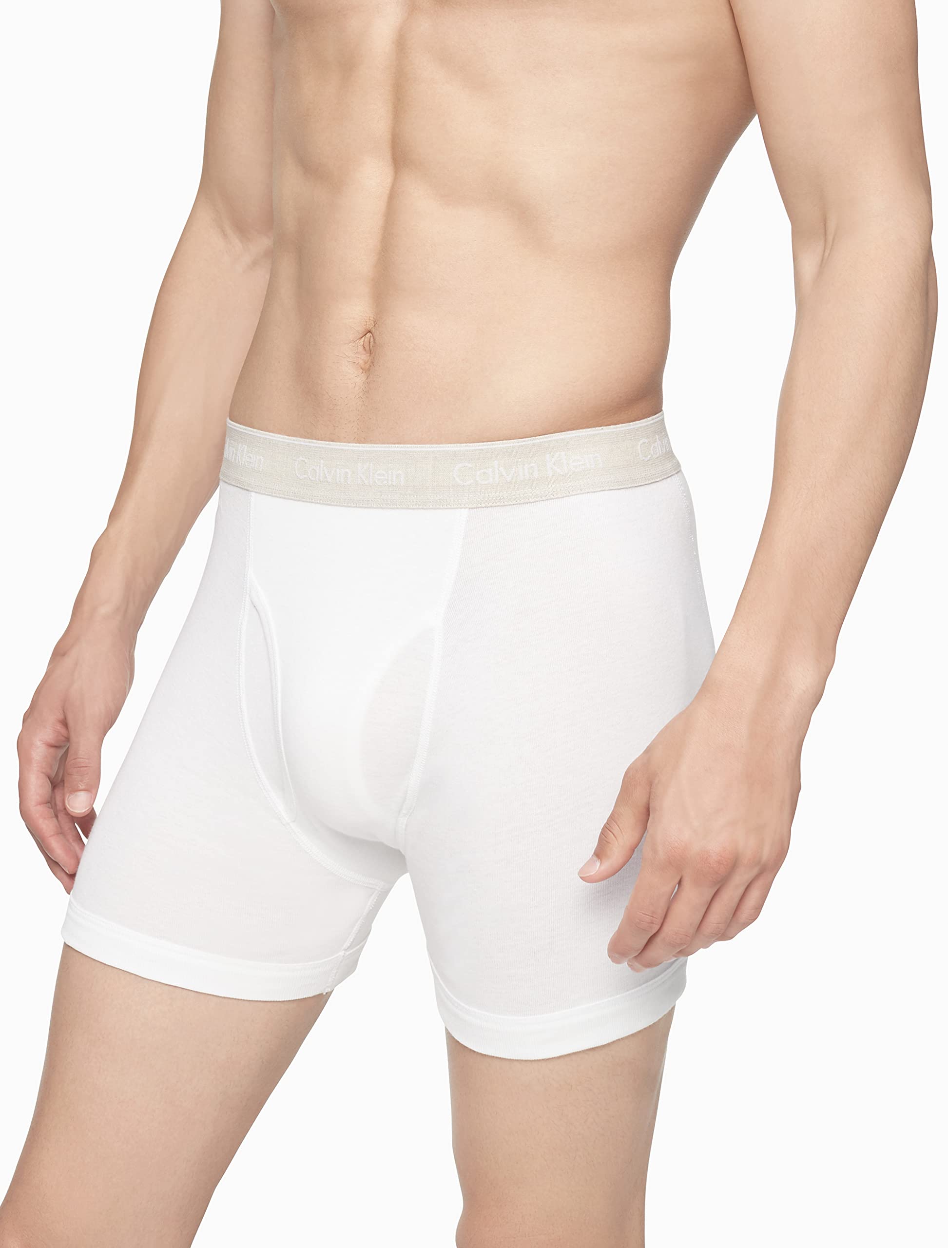 Foto 6 pulgar | Bóxer Calvin Klein Cotton Classics Blancos 3 piezas para Hombre - Venta Internacional