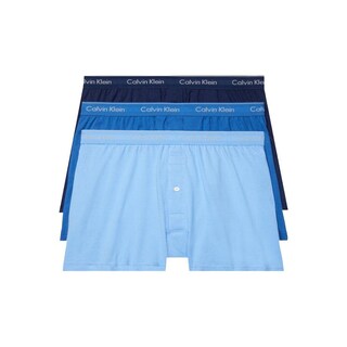 Foto 1 | Boxer Calvin Klein Cotton Classics para Hombre 3 Unidades Azules - Venta Internacional