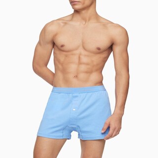 Foto 2 | Boxer Calvin Klein Cotton Classics para Hombre 3 Unidades Azules - Venta Internacional