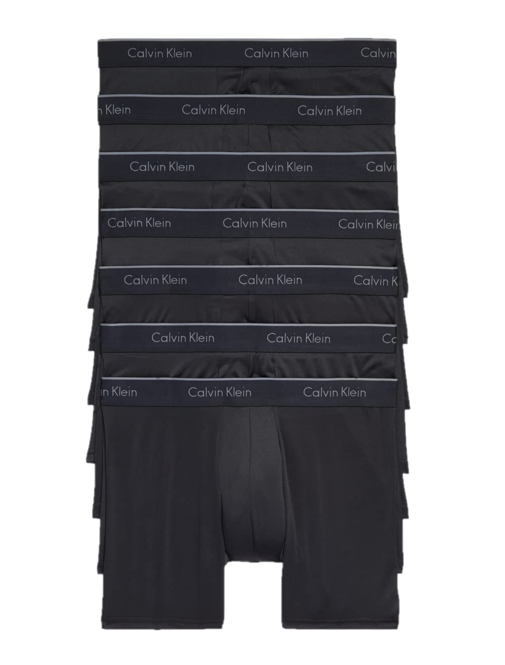 Bóxer Calvin Klein Micro Stretch para Hombre 7 Piezas Negras - Venta Internacional