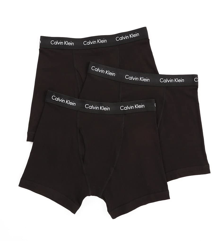 Foto 2 pulgar | Calzoncillos Tipo Bóxer Calvin Klein Negros para Hombre 3 Piezas - Venta Internacional