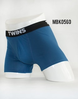 Foto 3 | Boxer Para Caballero-azul Twins