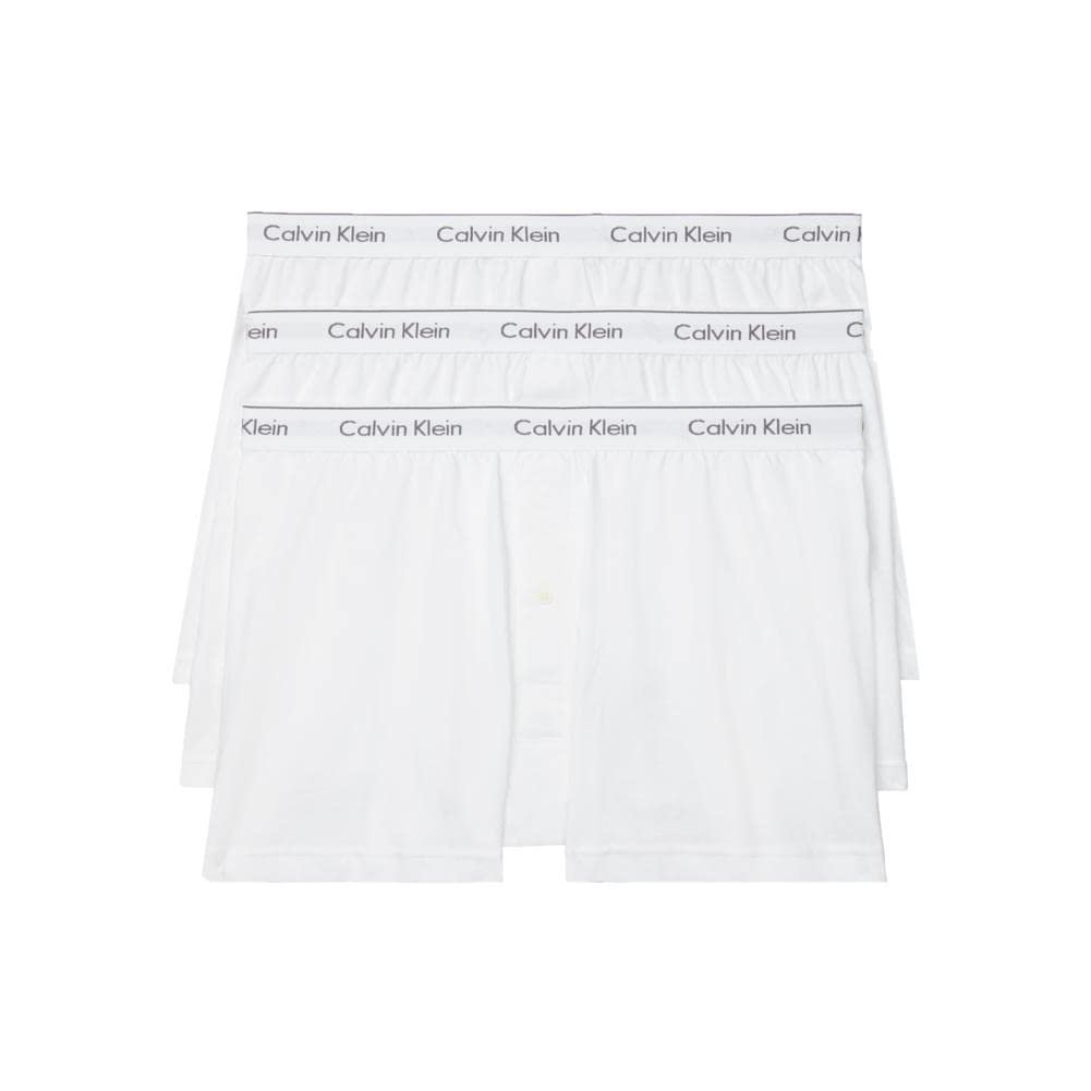 Bóxer Calvin Klein Cotton Classics Paquete de 3 Blancos para Hombre - Venta Internacional.