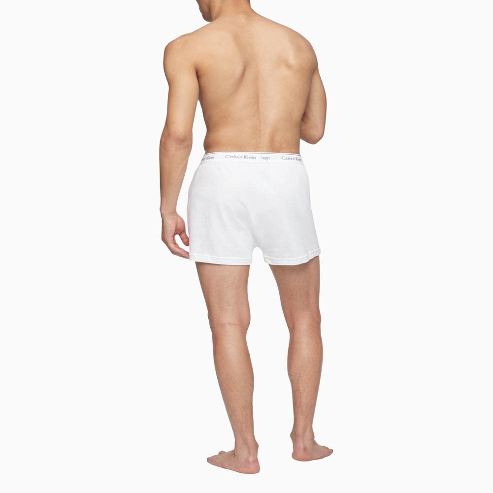 Foto 4 pulgar | Bóxer Calvin Klein Cotton Classics Paquete de 3 Blancos para Hombre - Venta Internacional.