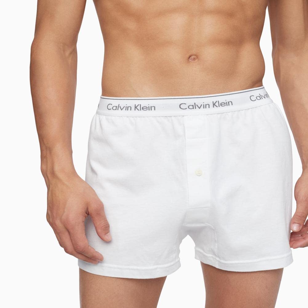 Foto 5 pulgar | Bóxer Calvin Klein Cotton Classics Paquete de 3 Blancos para Hombre - Venta Internacional.