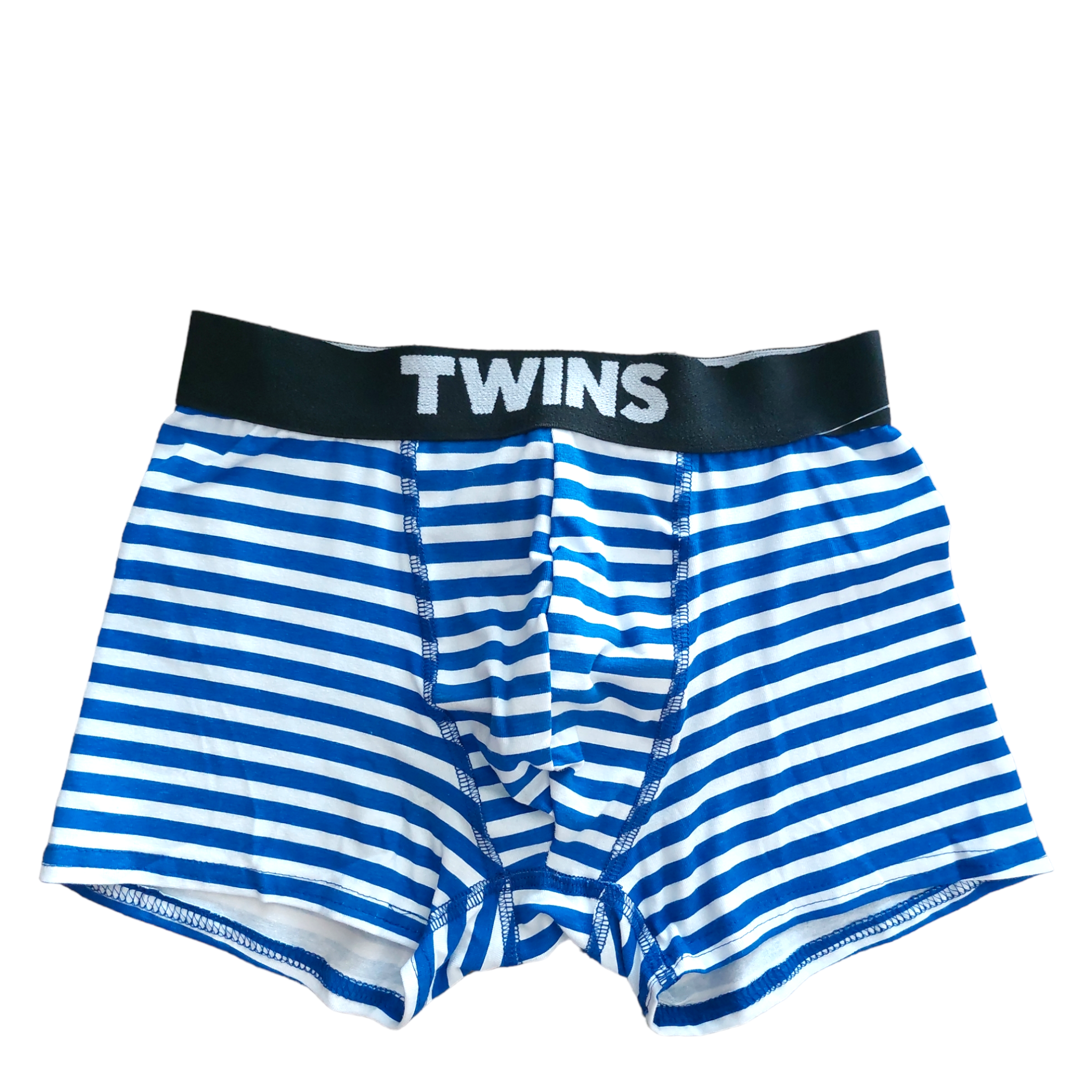 Boxer Para Caballero Biker-azul/blanco Twins