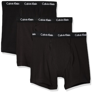 Foto 1 | Bóxer Calvin Klein Negros de Algodón Elástico para Hombre- Venta Internacional.