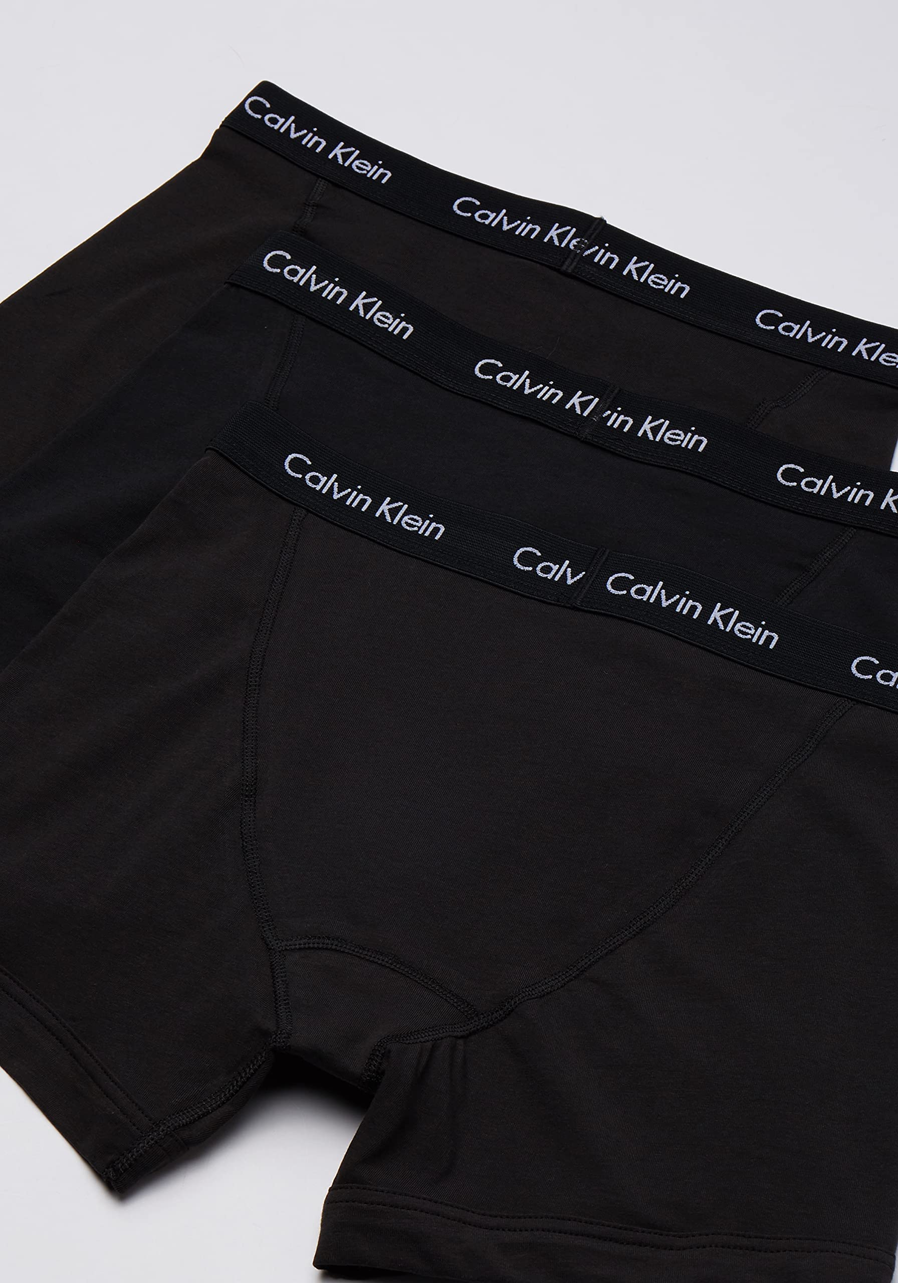 Foto 5 pulgar | Bóxer Calvin Klein Negros de Algodón Elástico para Hombre- Venta Internacional.