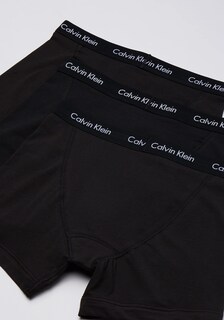 Foto 4 | Bóxer Calvin Klein Negros de Algodón Elástico para Hombre- Venta Internacional.