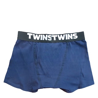 Foto 2 | Ropa Interior Para Caballero Azul Liso Twins