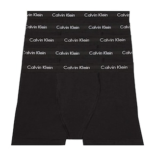 Foto 1 | Bóxer Calvin Klein Negros para Hombre 5 Piezas - Venta Internacional