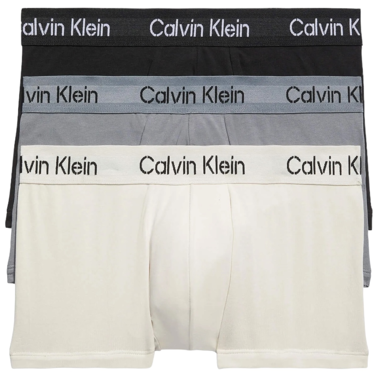 Boxer Trunk Calvin Klein Stencil Cotton 3pack