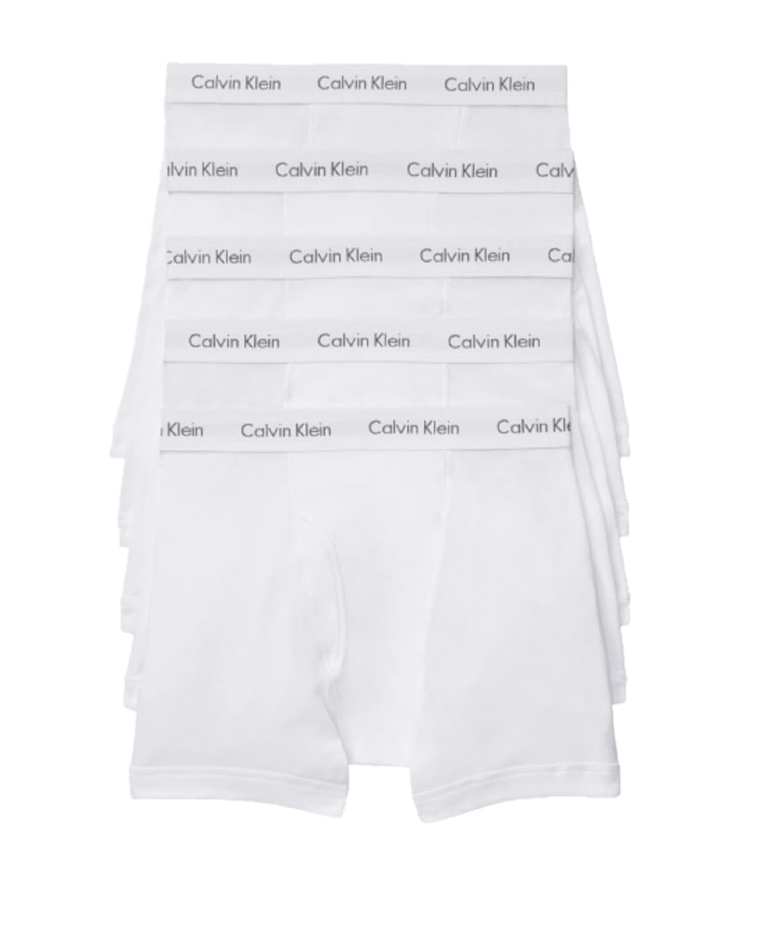 Foto 1 | Bóxer Calvin Klein Blancos 5 Piezas para Hombre-Venta Internacional