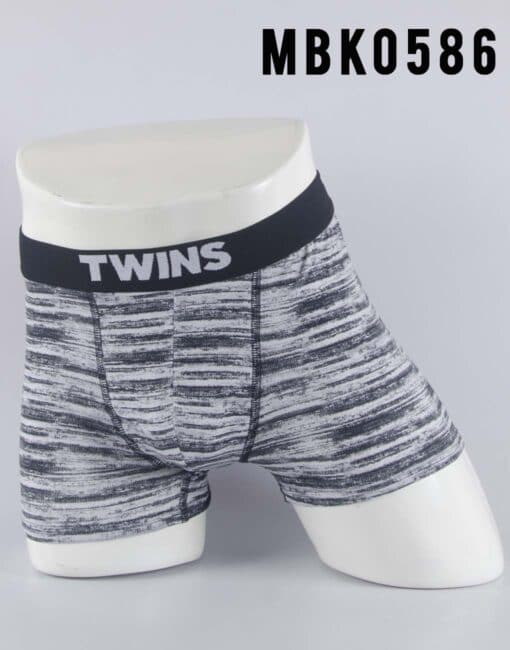 Foto 4 pulgar | Boxer Biker-gris Twins