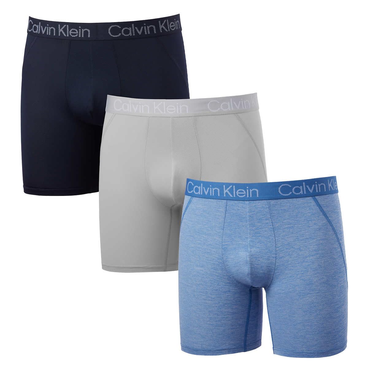 Foto 2 pulgar | Bóxer Calvin Klein de Microfibra para Hombre Paquete 3 piezas - Venta Internacional
