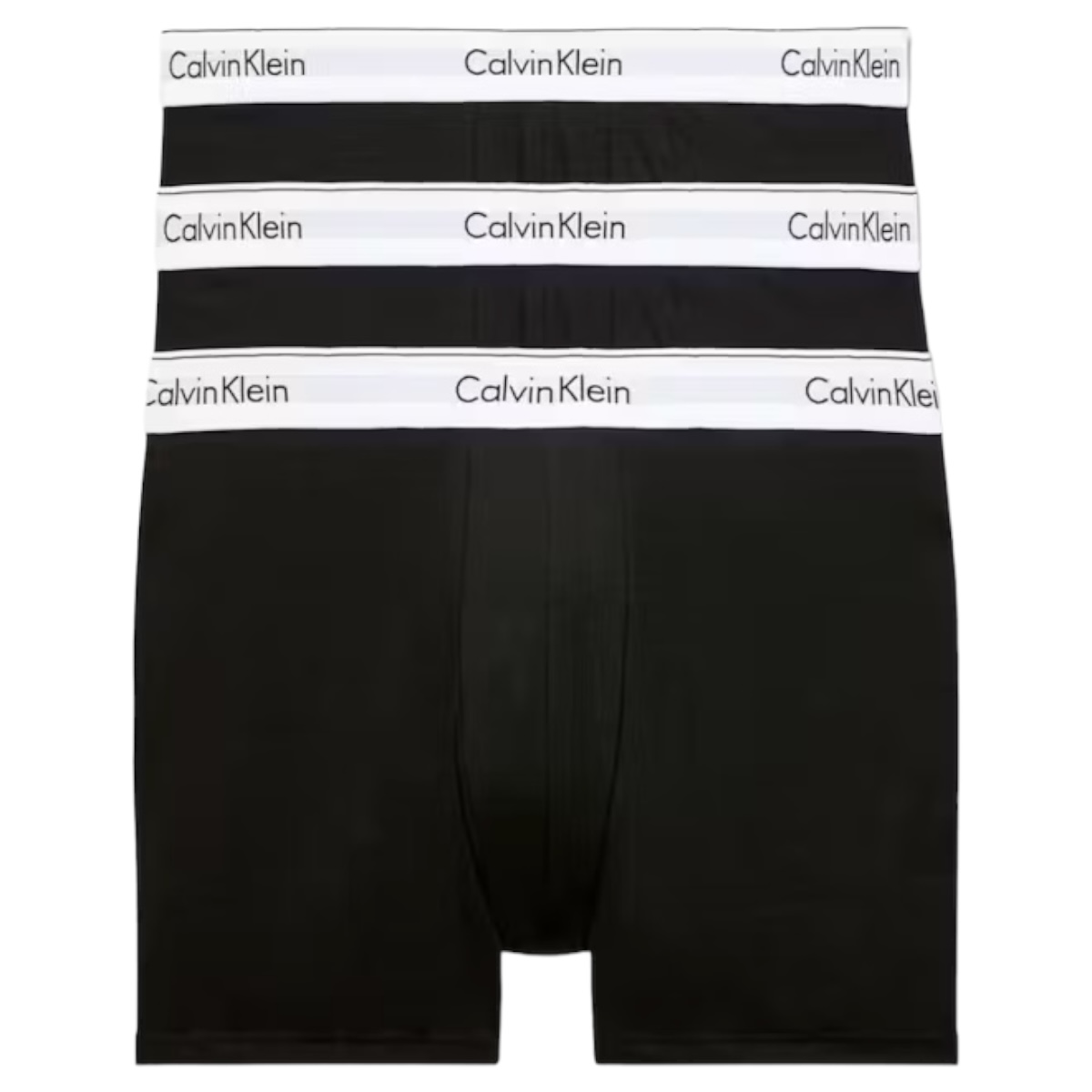 Boxer Brief Calvin Klein Cotton Stretch 3pack Negro