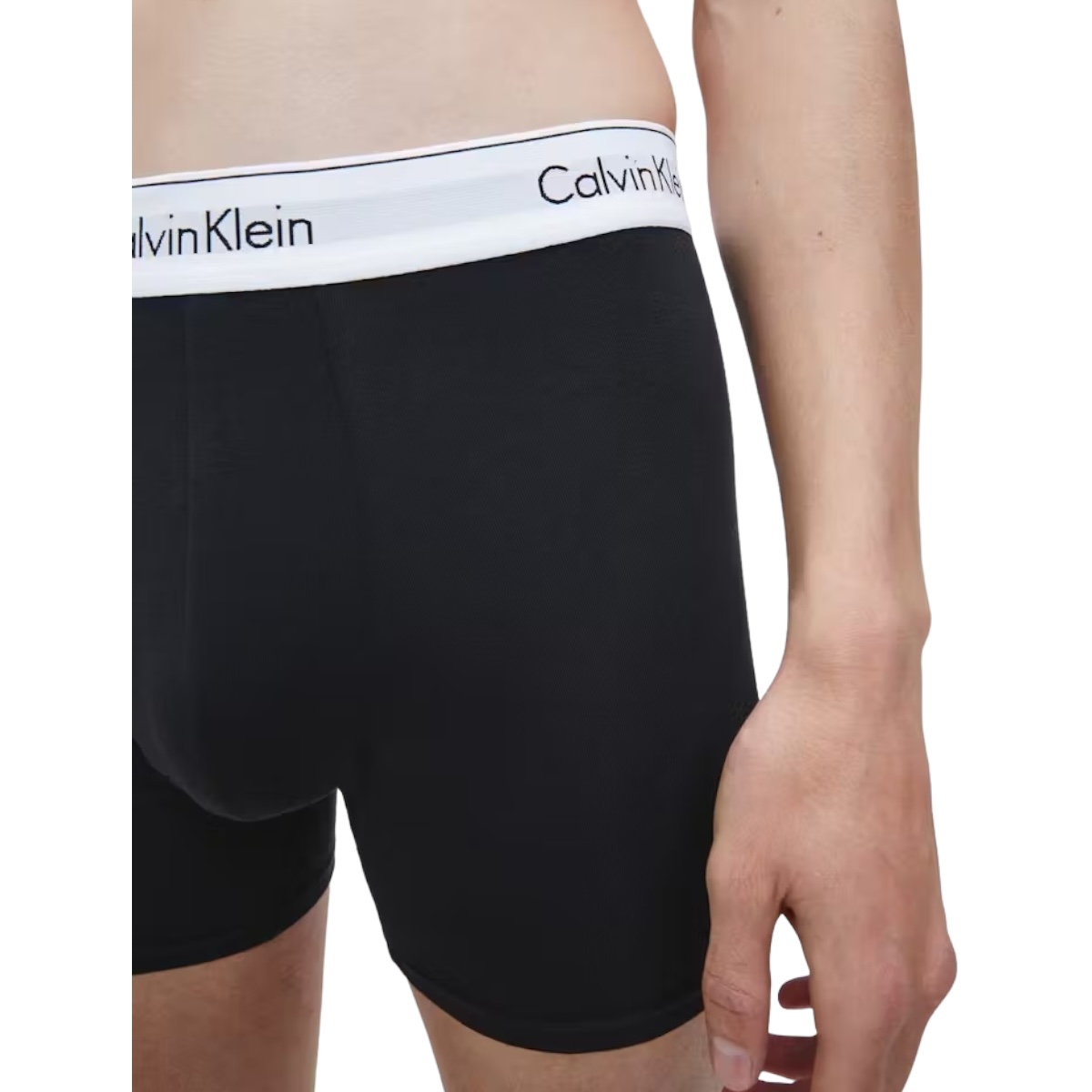 Foto 3 | Boxer Brief Calvin Klein Cotton Stretch 3pack Negro