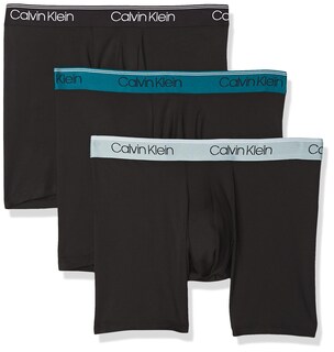 Foto 1 | Bóxeres Calvin Klein Microelásticos Negros 3 Piezas para Hombre - Venta Internacional