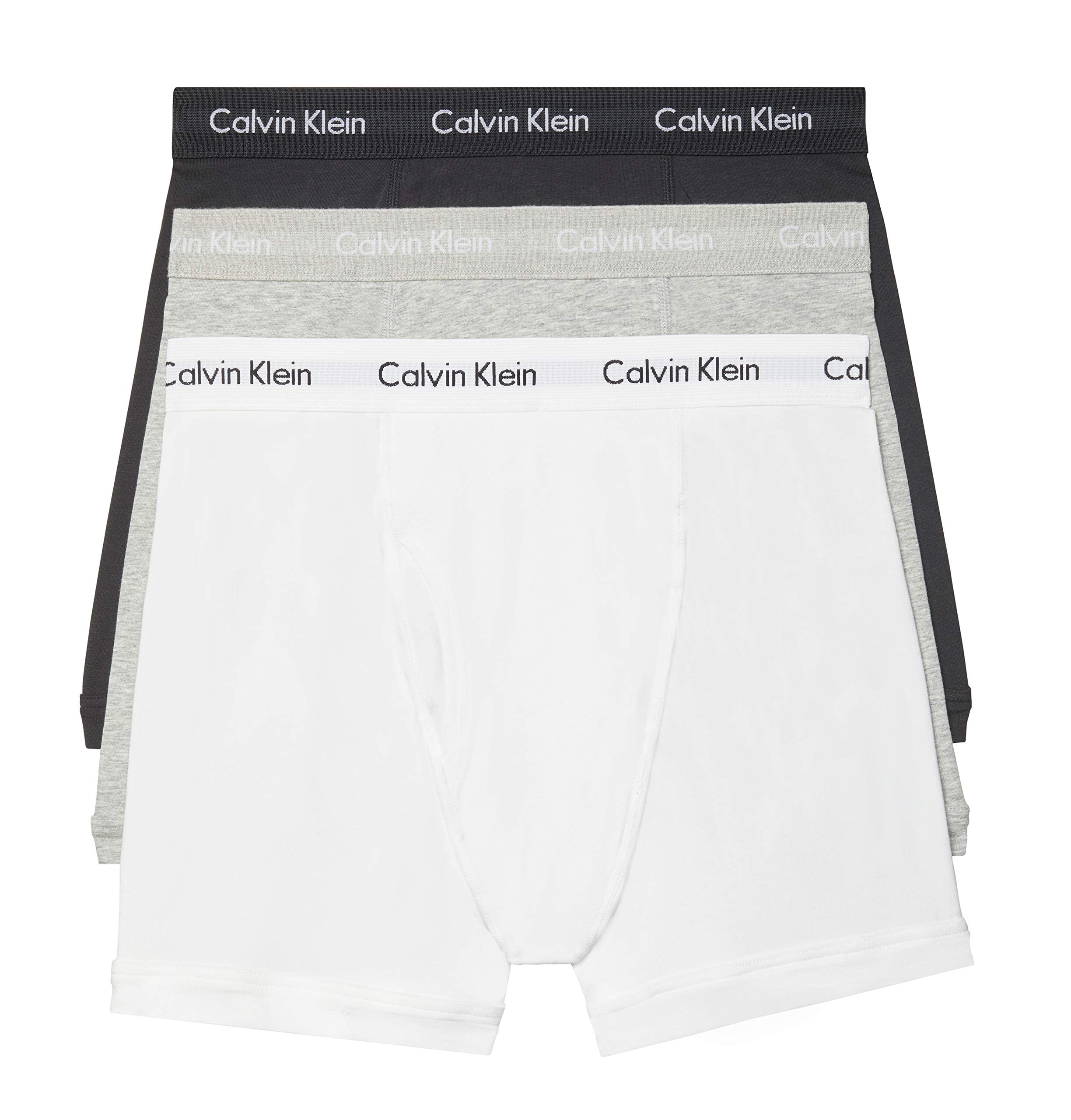 Foto 1 | Bóxer Calvin Klein de Algodón Elástico 3 Piezas  - Venta Internacional
