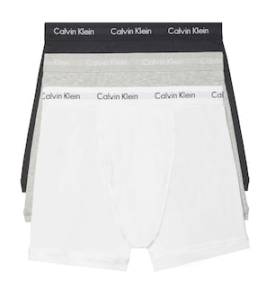 Foto 1 | Bóxer Calvin Klein de Algodón Elástico 3 Piezas - Venta Internacional