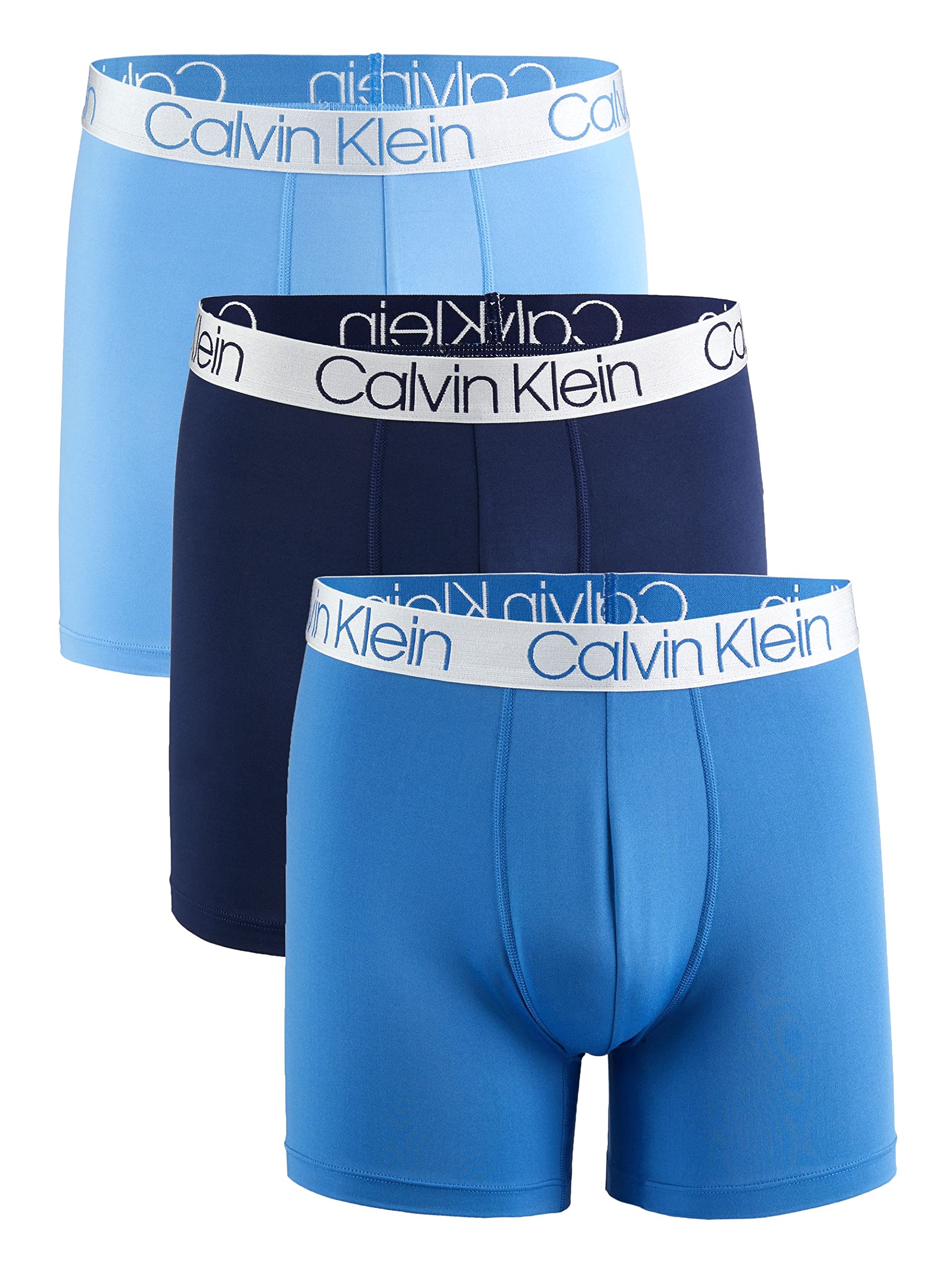 Foto 2 pulgar | Bóxer Calvin Klein de Microfibra para Hombre 3 Piezas - Venta Internacional