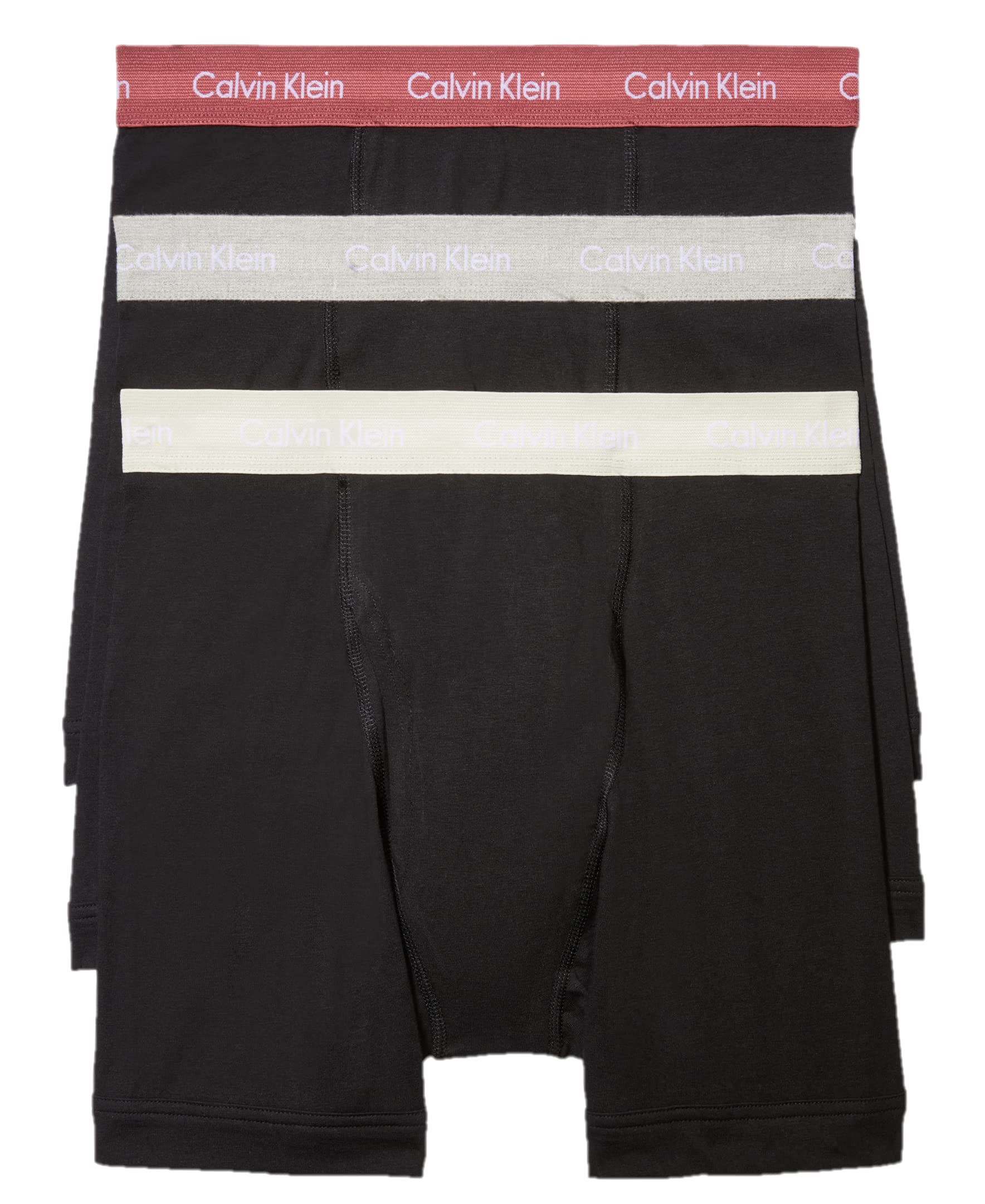 Foto 2 pulgar | Bóxer Calvin Klein Multicolor de Algodón Elástico 3 Piezas para Hombre - Venta Internacional