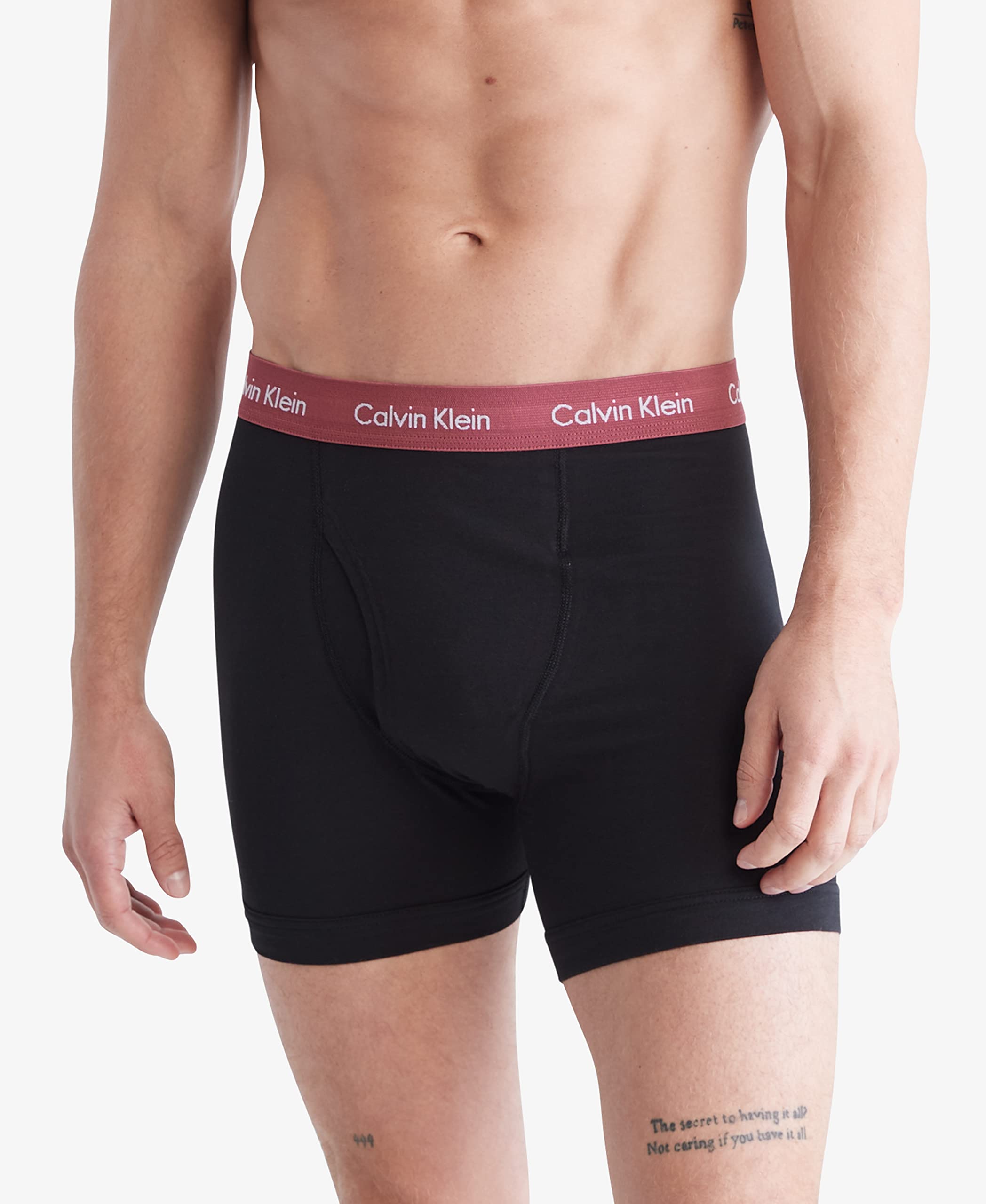 Foto 3 pulgar | Bóxer Calvin Klein Multicolor de Algodón Elástico 3 Piezas para Hombre - Venta Internacional
