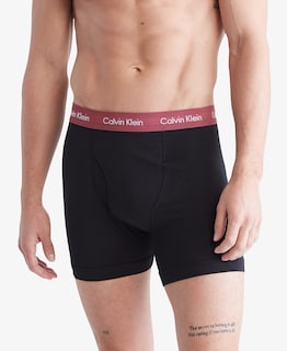 Foto 2 | Bóxer Calvin Klein Multicolor de Algodón Elástico 3 Piezas para Hombre - Venta Internacional