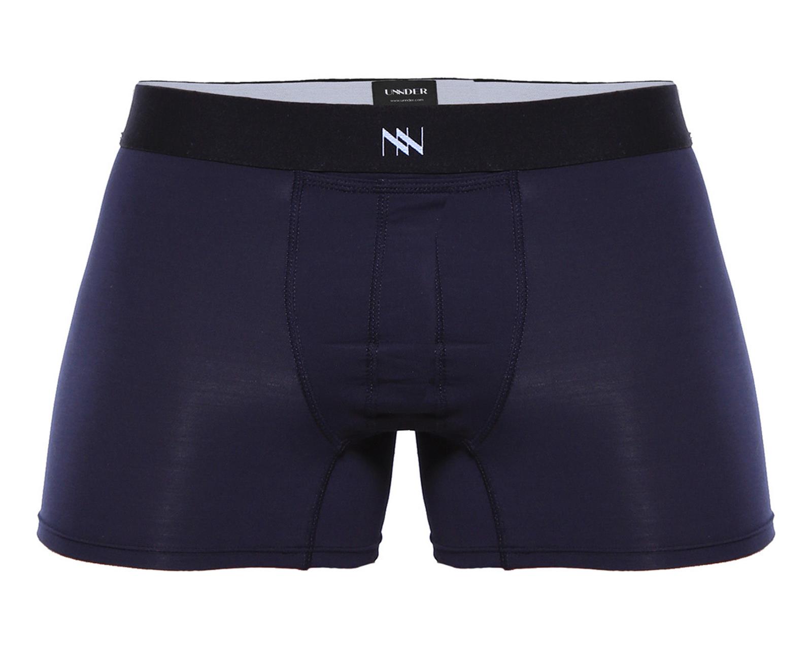 Foto 3 pulgar | Boxer Brief Classic Unnder Ropa Interior Para Hombre 1 Pieza Color Azul Oscuro