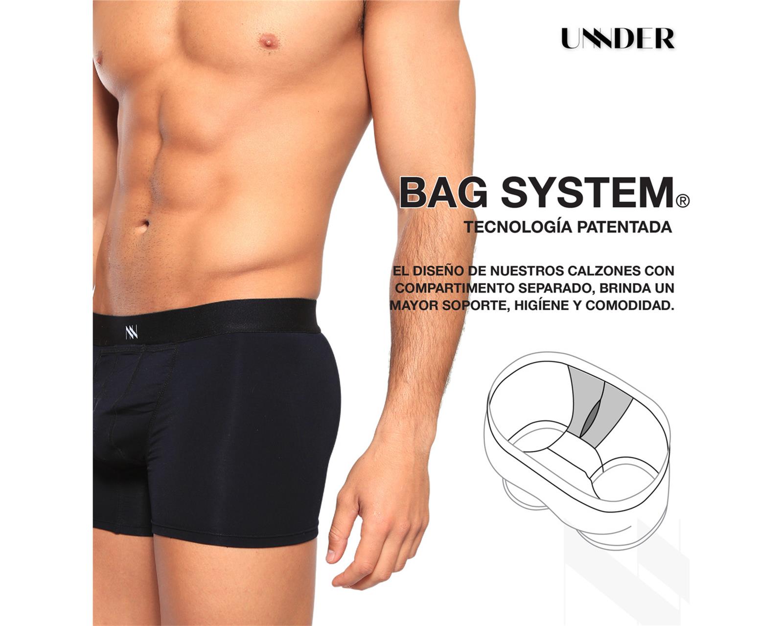 Foto 8 pulgar | Boxer Brief Classic Unnder Ropa Interior Para Hombre 1 Pieza Color Azul Oscuro