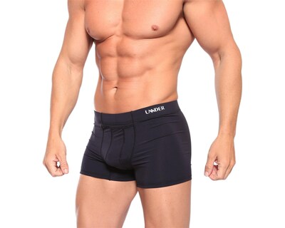 Foto 1 | Boxer Briefs Sport Unnder Ropa Interior Para Hombre 1 Pieza Color Negro
