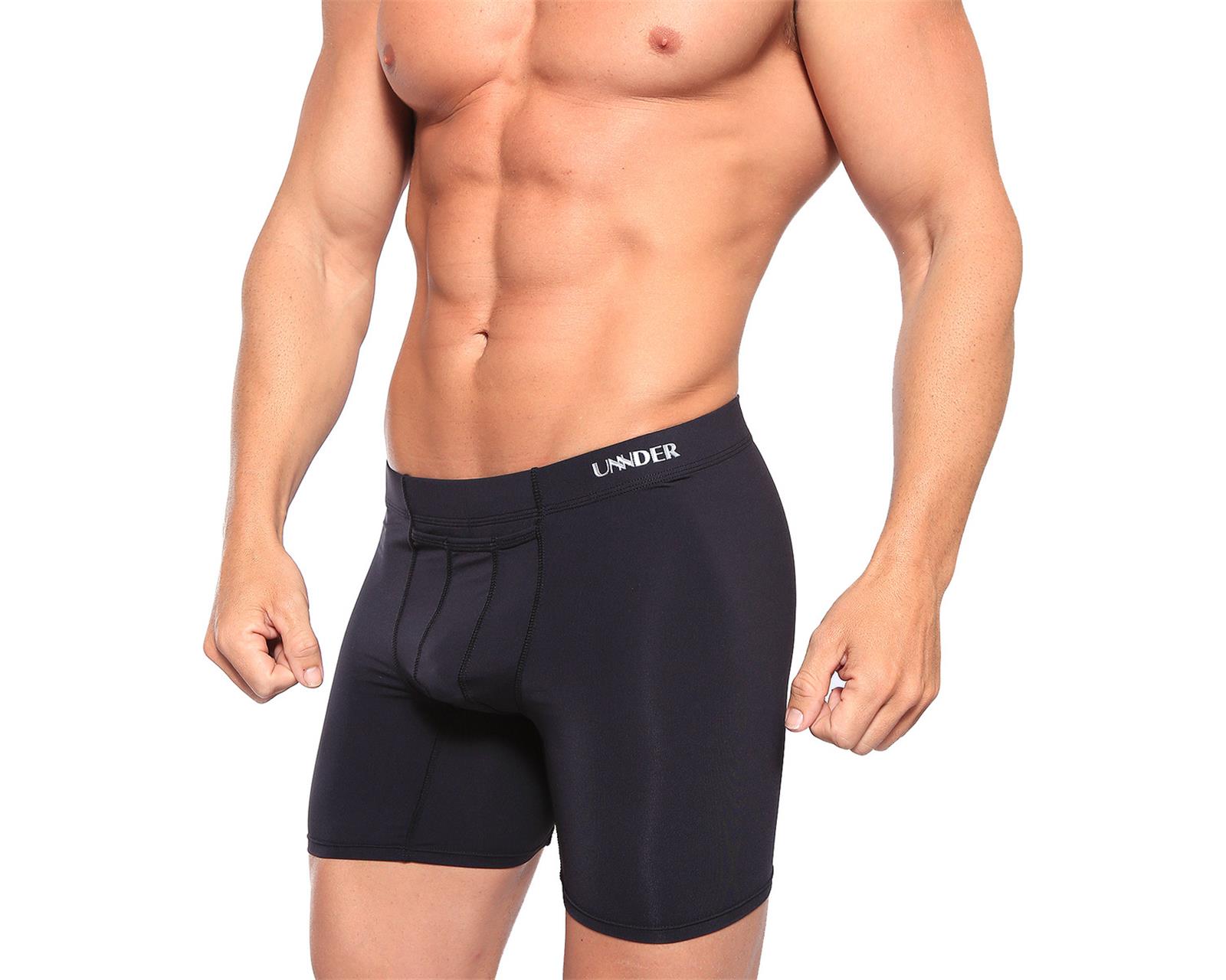 Boxer Midway Sport 3 Pack Unnder Ropa Interior Hombre Color Negro