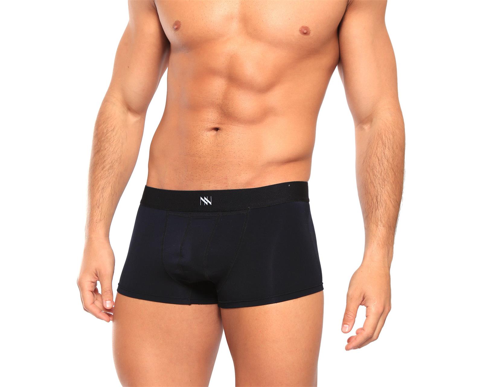 Foto 2 pulgar | Boxer Trunks Classic Unnder Ropa Interior Para Hombre 1 Pz Color Negro