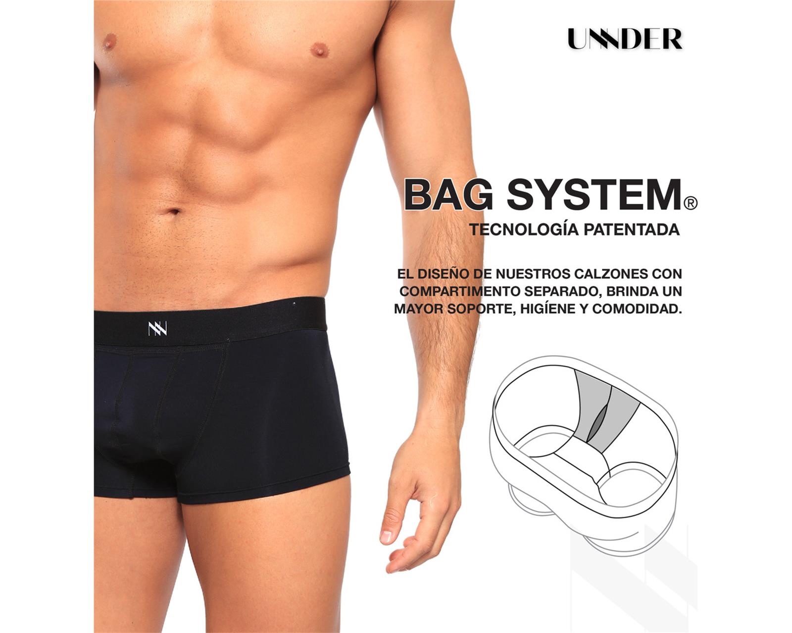 Foto 7 pulgar | Boxer Trunks Classic Unnder Ropa Interior Para Hombre 1 Pz Color Negro