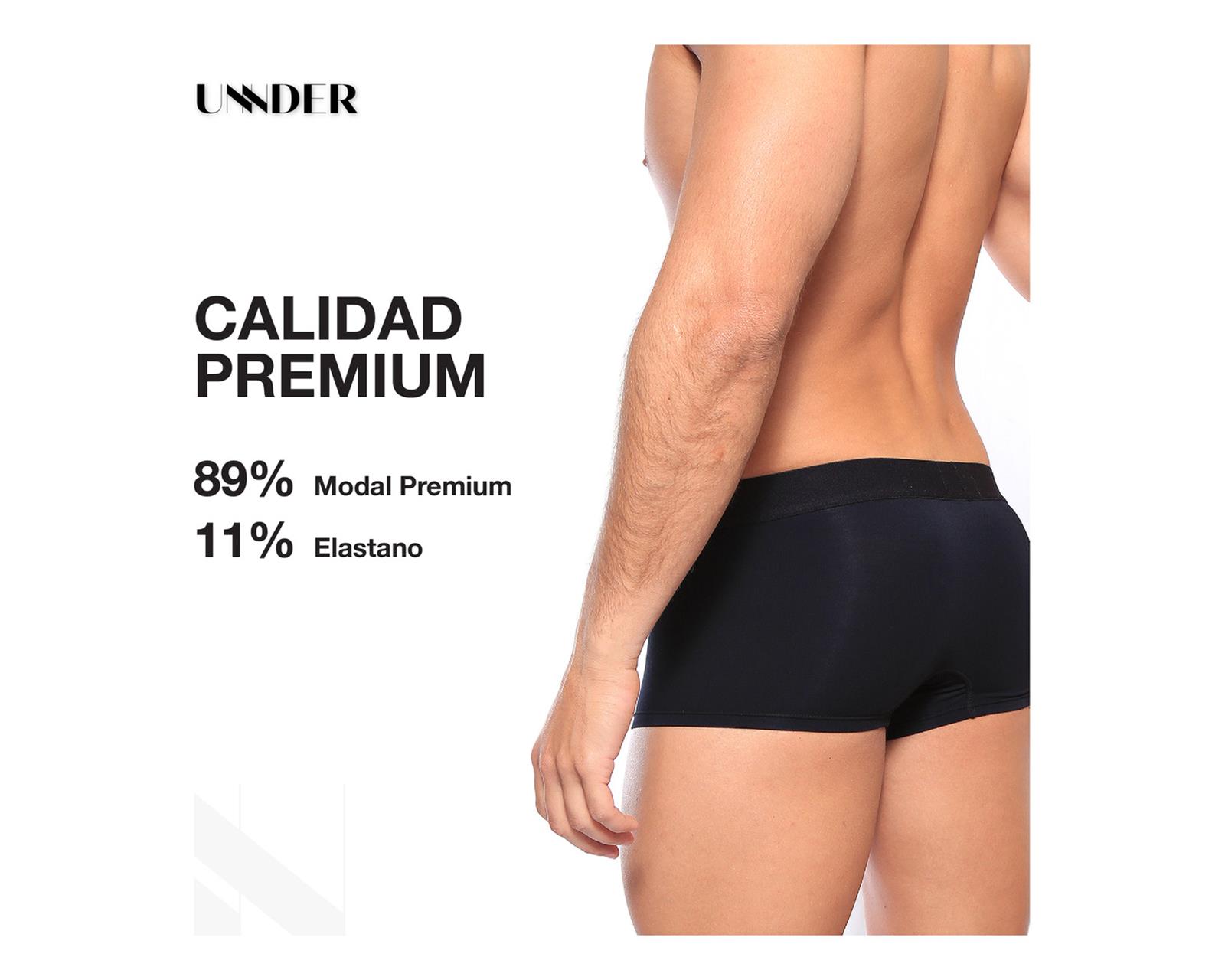 Foto 8 pulgar | Boxer Trunks Classic Unnder Ropa Interior Para Hombre 1 Pz Color Negro