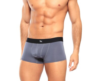 Foto 1 | Boxer Trunks Classic Unnder Ropa Interior Para Hombre 1 Pz Color Gris Oscuro