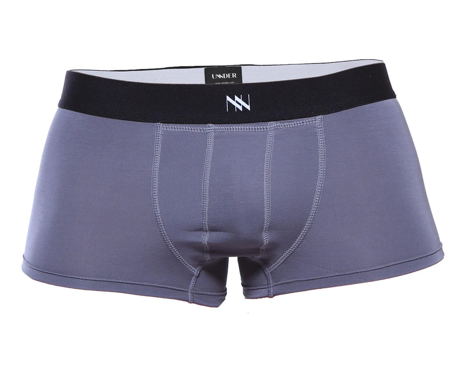 Foto 3 pulgar | Boxer Trunks Classic Unnder Ropa Interior Para Hombre 1 Pz Color Gris Oscuro