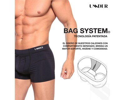 Foto 6 | Boxer Briefs Sport Unnder Ropa Interior Para Hombre 1 Pieza Color Morado