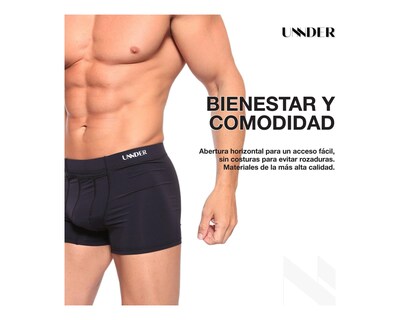 Foto 8 | Boxer Briefs Sport Unnder Ropa Interior Para Hombre 1 Pieza Color Morado