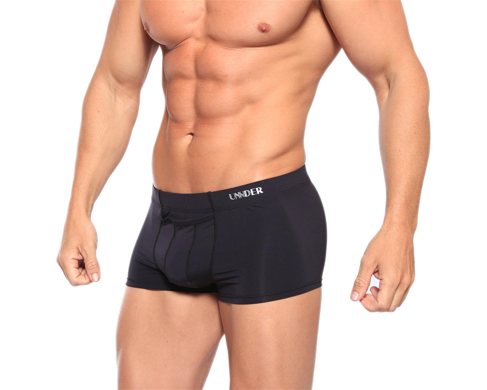 Foto 2 pulgar | Boxer Trunk Sport Unnder Ropa Interior Para Hombre 1 Pieza Color Negro