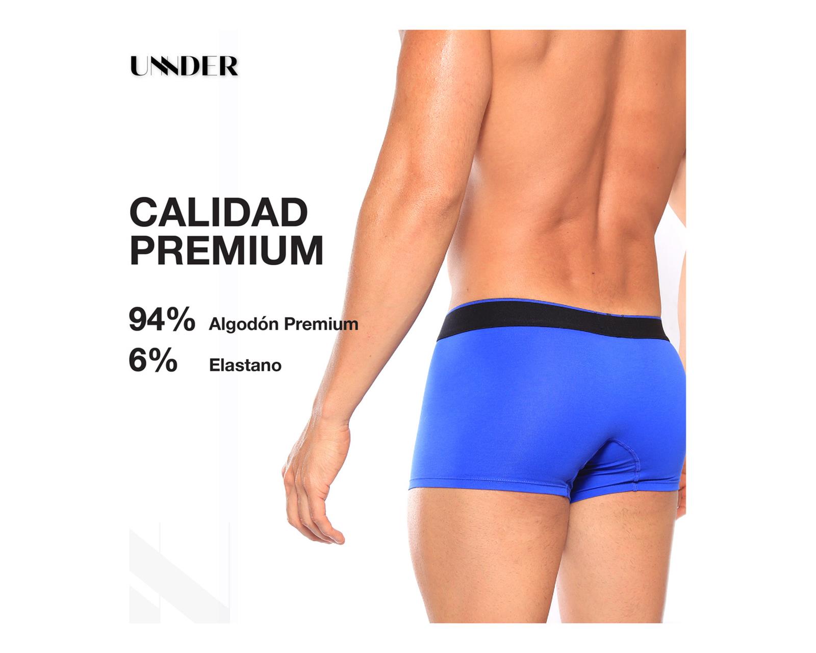 Foto 8 pulgar | Boxer Brief Modern Unnder Ropa Interior Para Hombre 1 Pieza Color Azul