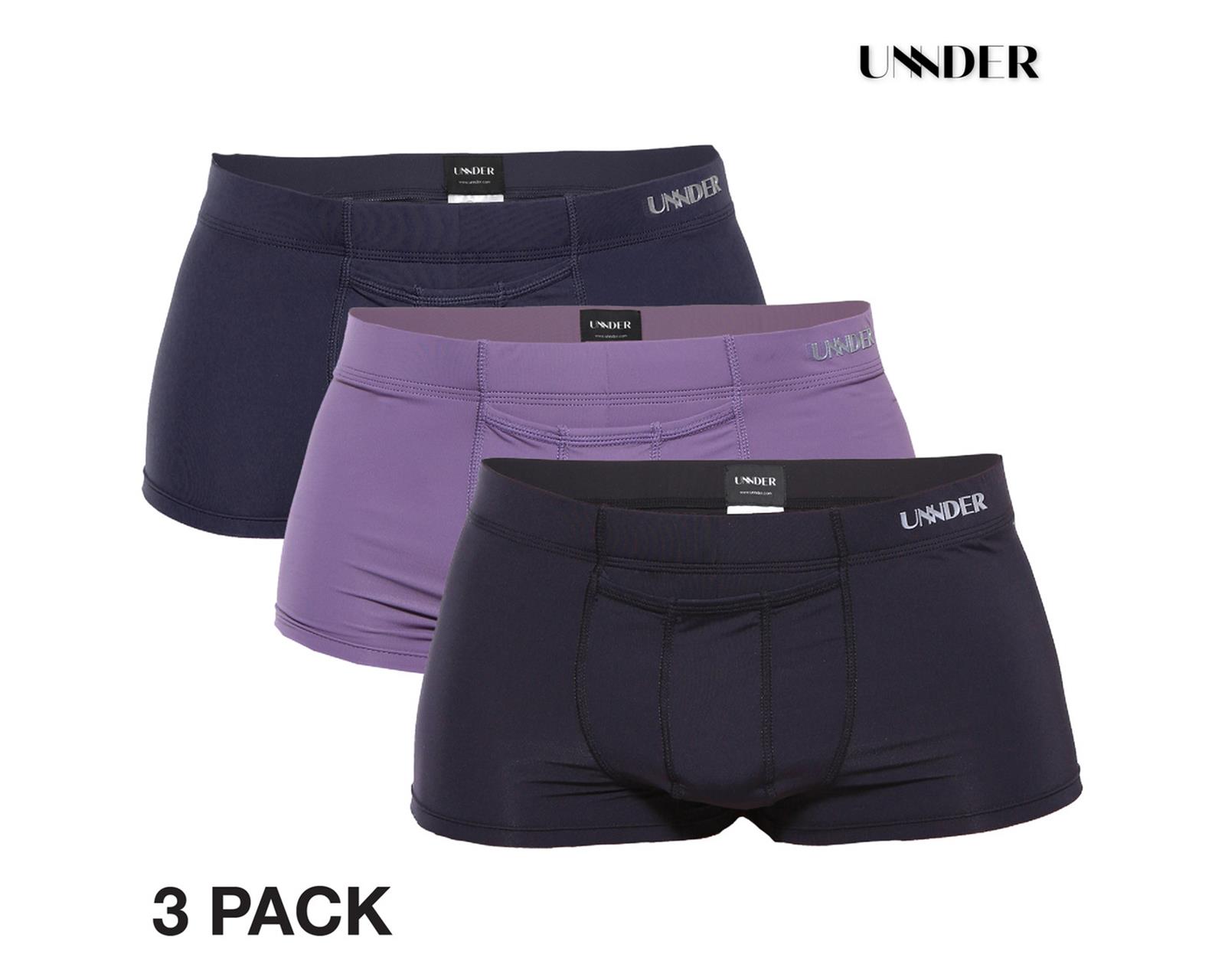 Foto 5 pulgar | Boxer Trunks Sport 3 Pack Unnder Ropa Interior Hombre Color Negro