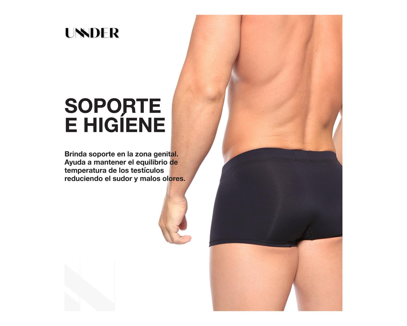 Foto 9 pulgar | Boxer Trunks Sport 3 Pack Unnder Ropa Interior Hombre Color Negro