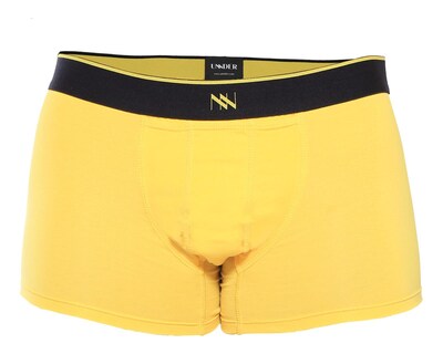 Foto 2 | Boxer Modern Trunks Unnder Ropa Interior Para Hombre 1 Pieza Color Amarillo